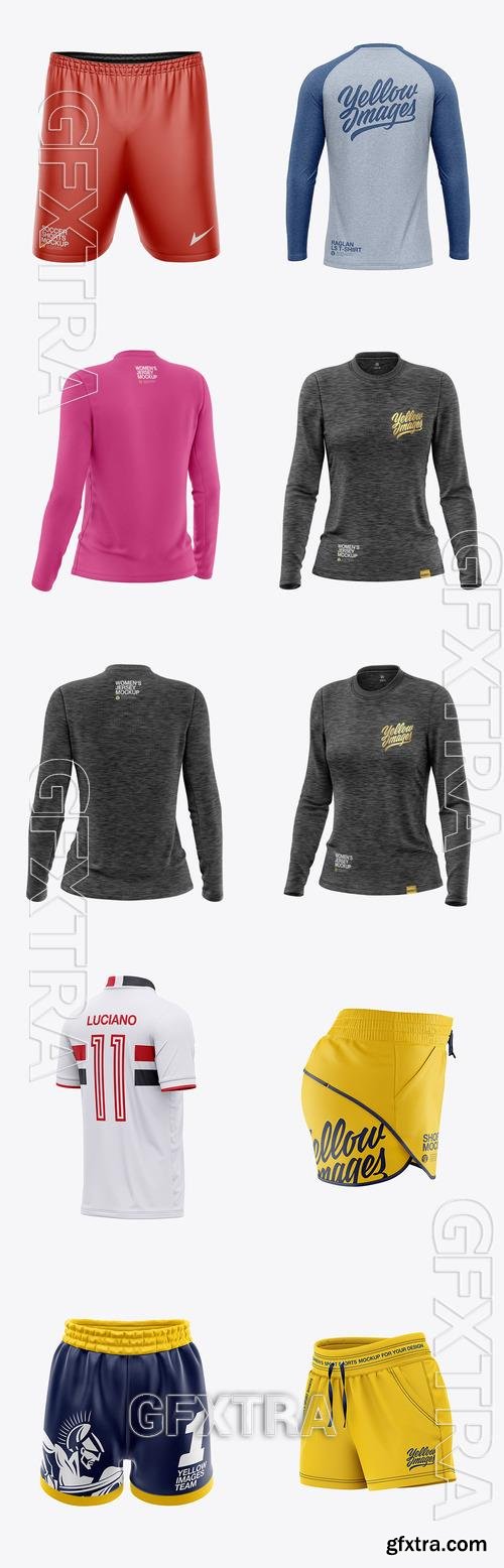 10 Apparel Mockup Bundle 4 - Yellowimages