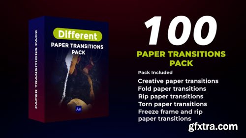 Videohive - 100 Paper Transitions Pack- 56381484 Videohive - 100 Paper Transitions Pack- 56381484