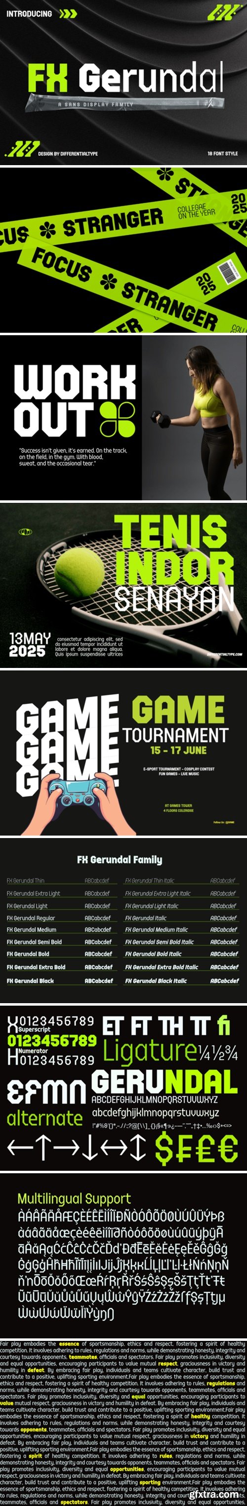 Fx Gerundal Font