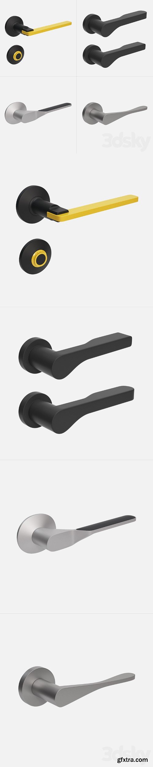 3dsky Pro - Door handles vol.2