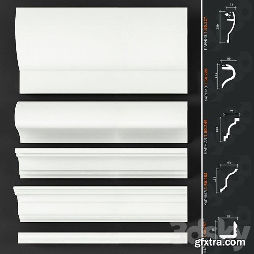 3dsky Pro - Set of cornices Europlast_13