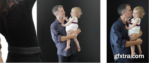 The Portrait System - Father & Daughter (toddler)