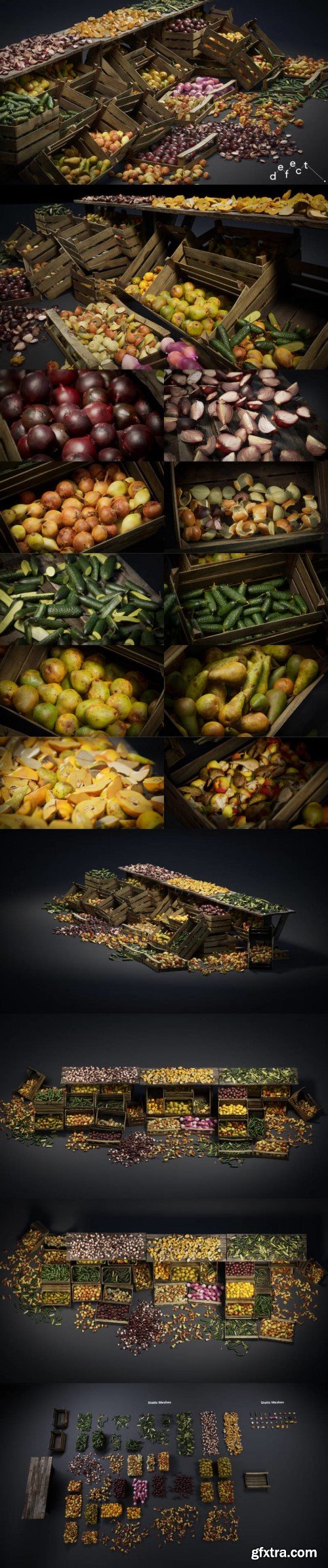 Unrealengine - Food Props - Fruits and Vegetables Vol.2