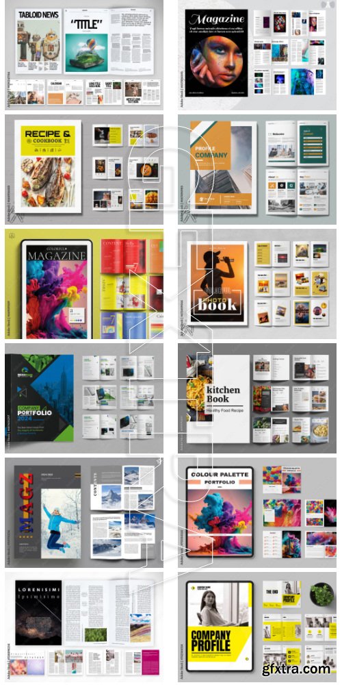 Magazine Layout Collections #4 64xIND