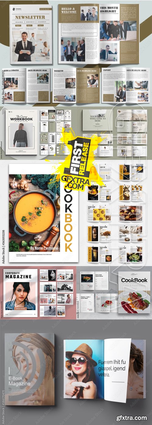 Magazine Layout Collections #5 61xIND
