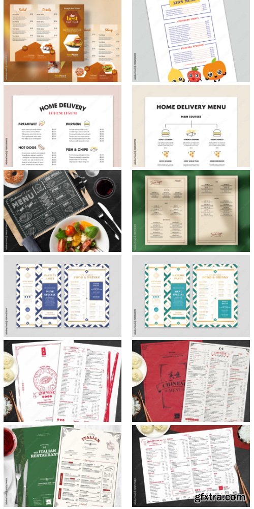 Menu Collections #1 100xIND