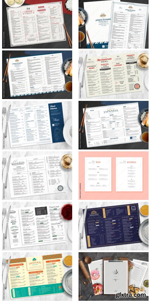 Menu Collections #1 100xIND