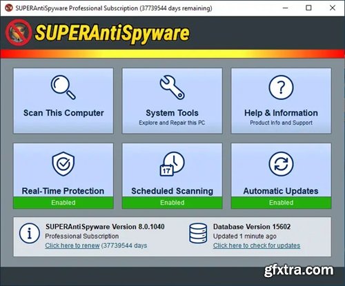 SUPERAntiSpyware Professional X 10.0.1280