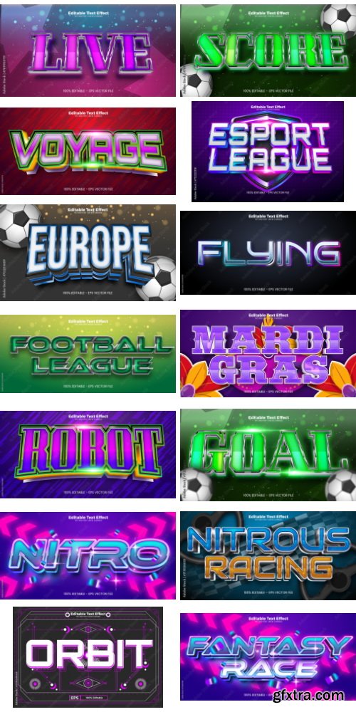 Editable Text Effect In Modern Trend Style 10 497xAI