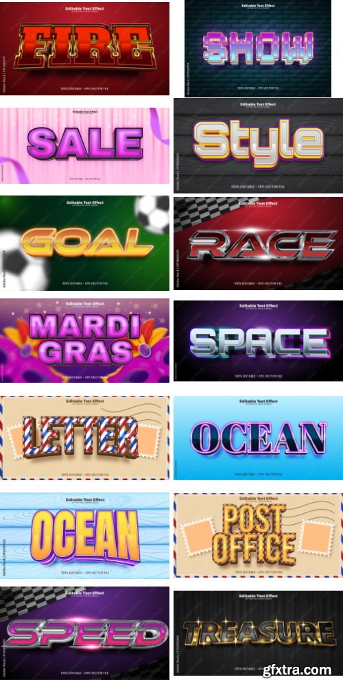 Editable Text Effect In Modern Trend Style 10 497xAI