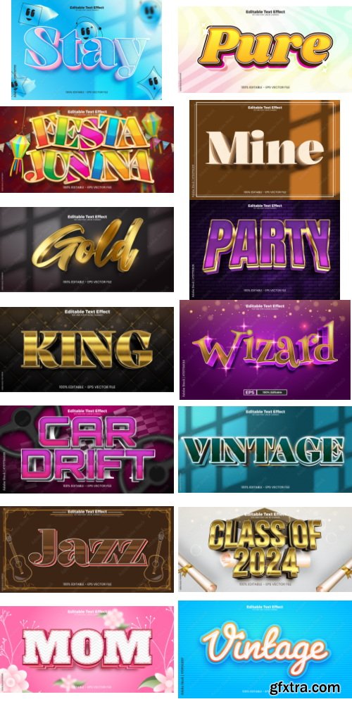 Editable Text Effect In Modern Trend Style 10 497xAI