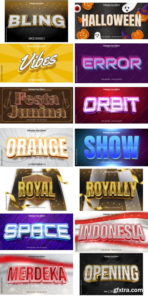 Editable Text Effect In Modern Trend Style 10 497xAI