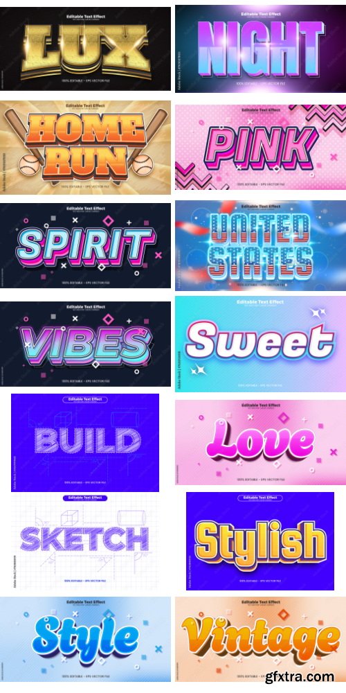 Editable Text Effect In Modern Trend Style 10 497xAI