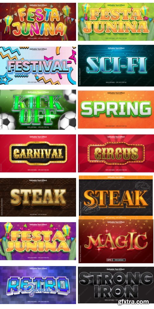 Editable Text Effect In Modern Trend Style 10 497xAI