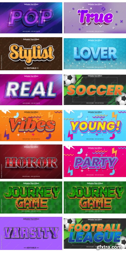 Editable Text Effect In Modern Trend Style 10 497xAI