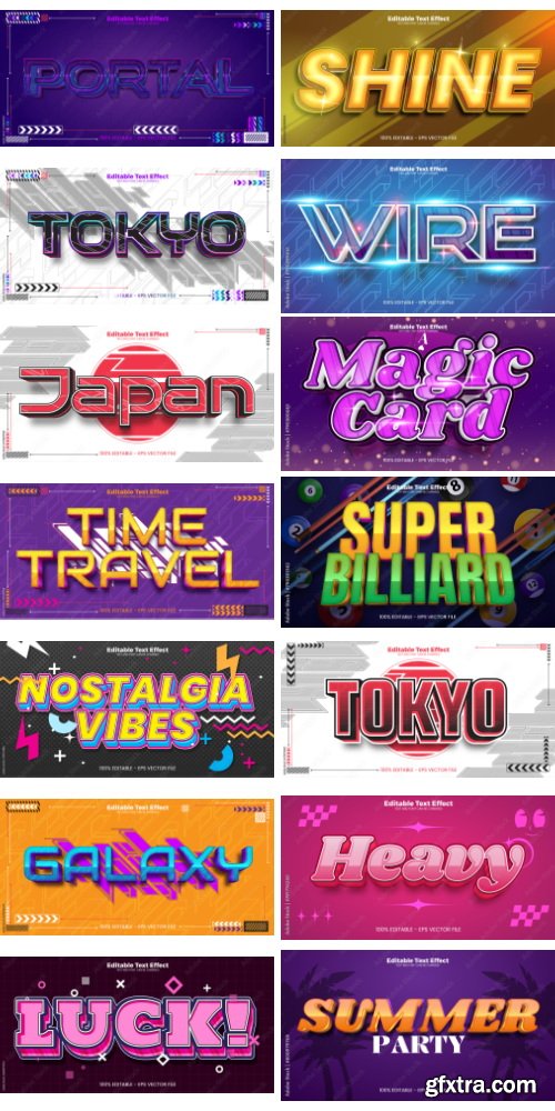 Editable Text Effect In Modern Trend Style 10 497xAI