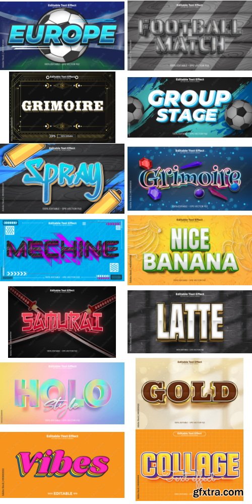 Editable Text Effect In Modern Trend Style 10 497xAI