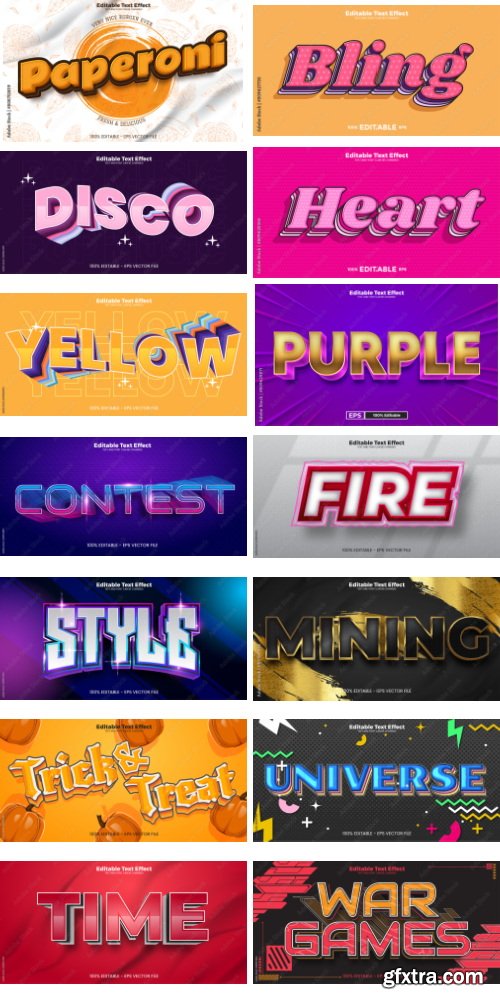 Editable Text Effect In Modern Trend Style 10 497xAI