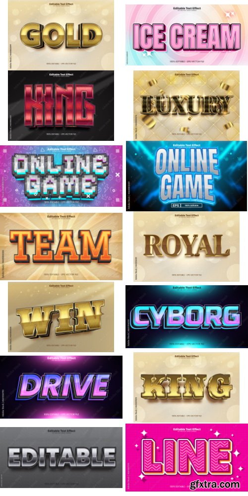 Editable Text Effect In Modern Trend Style 9 500xAI