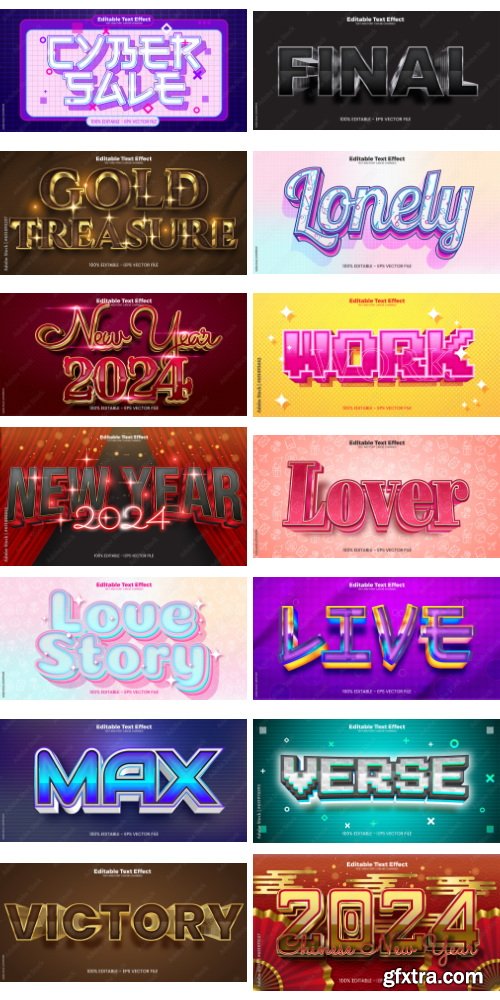 Editable Text Effect In Modern Trend Style 9 500xAI