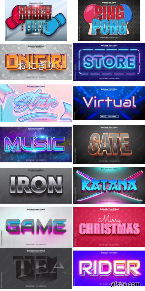 Editable Text Effect In Modern Trend Style 9 500xAI