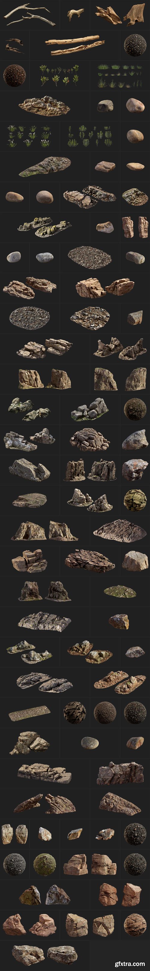 Quixel MegaScans - Nordic Coastal Cliffs Collections