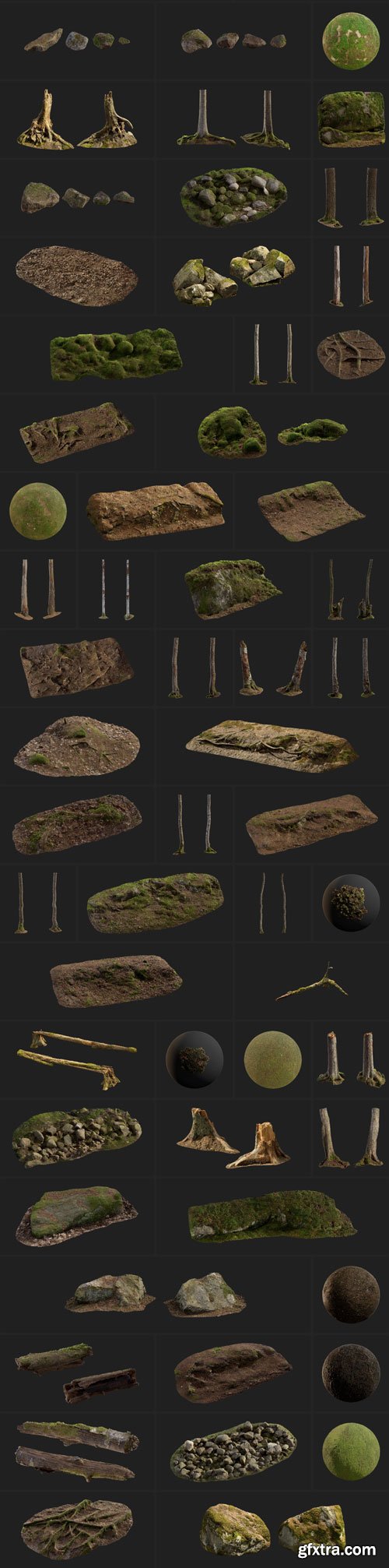 Quixel MegaScans - Nordic Forest Collections