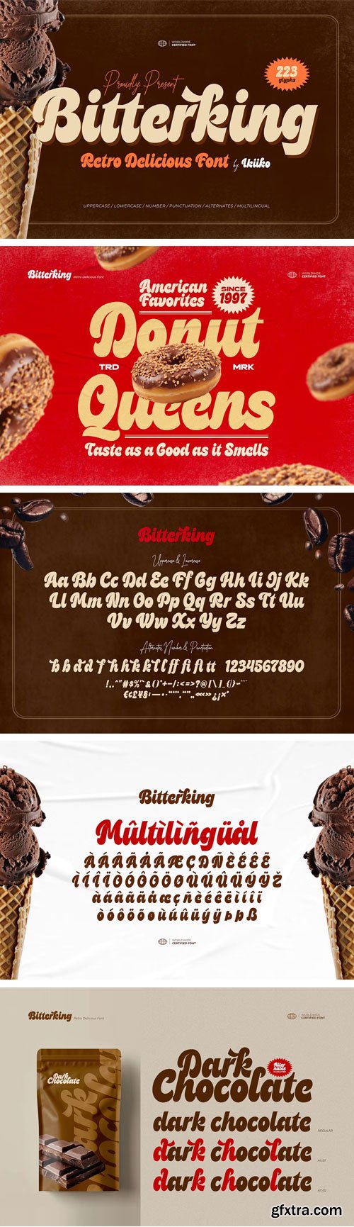 Myfonts - Bitterking Font Family