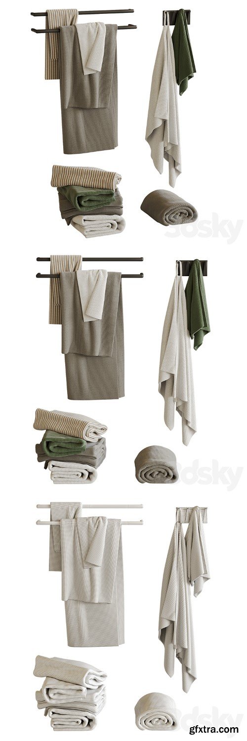 3dsky Pro - Waffle towels 2