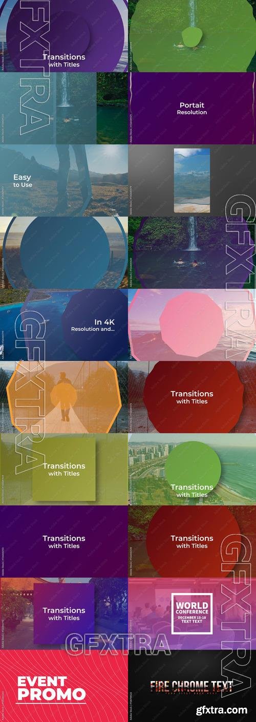 20 Video Effects and Elements for Premiere Pro by Adobestock Bundle 22