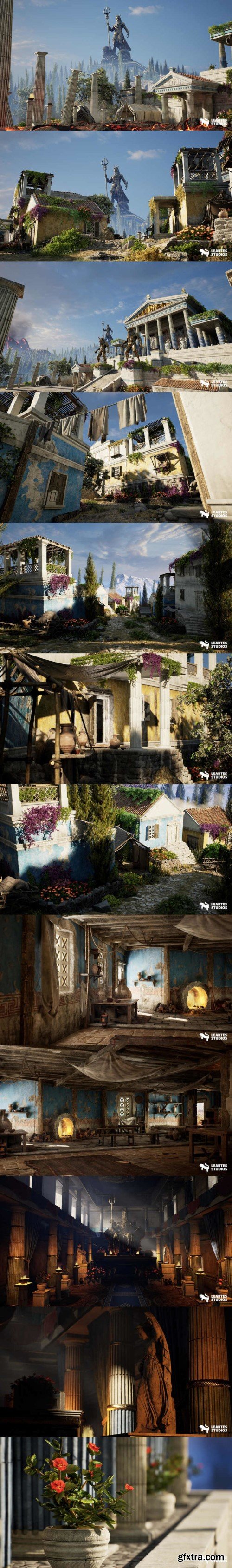 Fab - Mythical Volcano Village Megapack