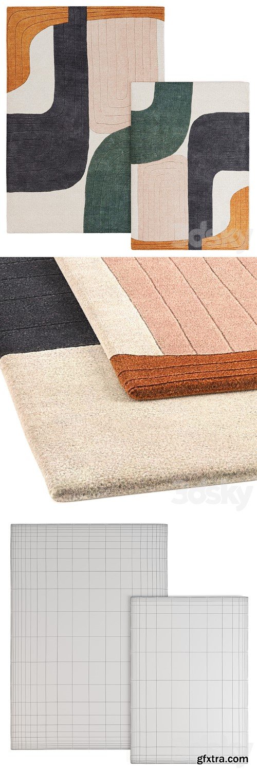 3dsky Pro - Multicolored carpet Milano La Redoute