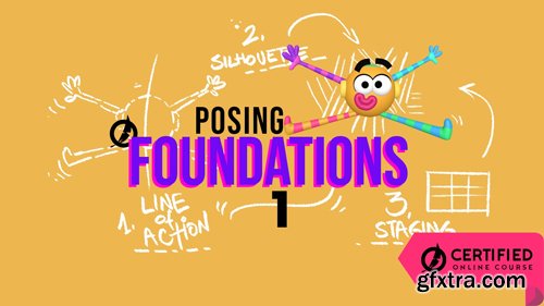 Animawarriors - Posing Foundations 01 - Line of action, Silhouette &amp; Staging
