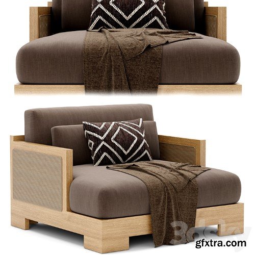 3dsky Pro - RH Outdoor Ubud armchair