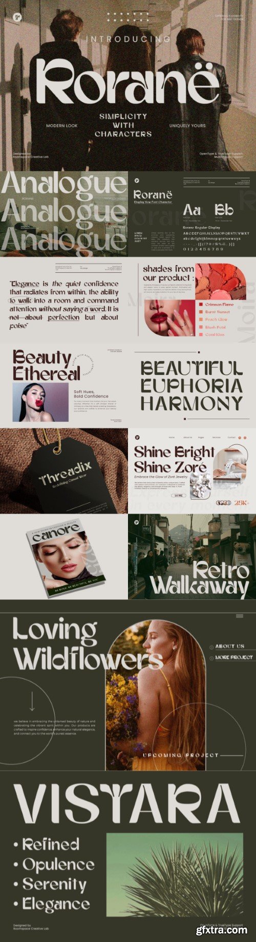 RORANE | A modern sans serif with character