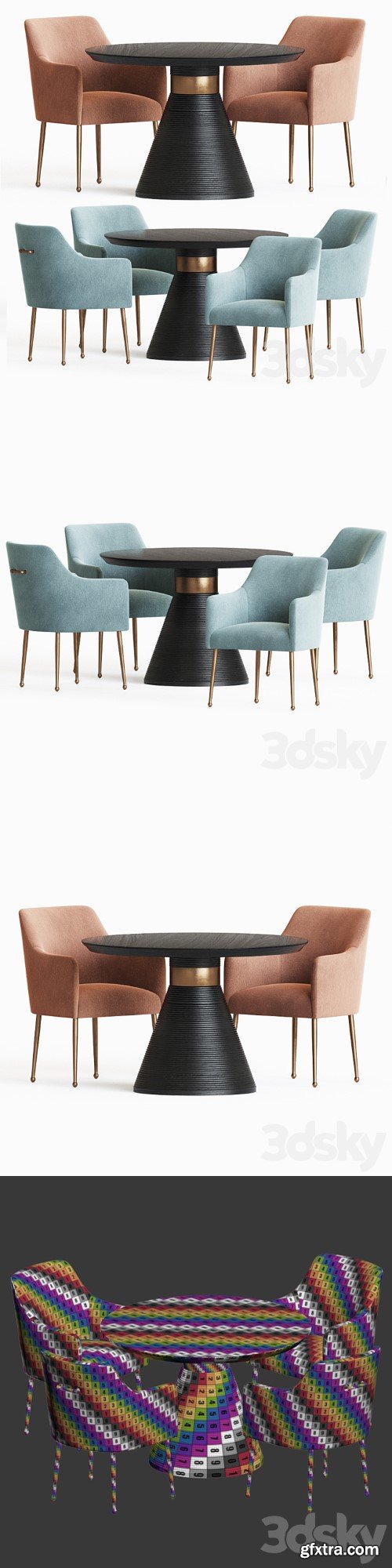 3dsky Pro - Dining Set 74