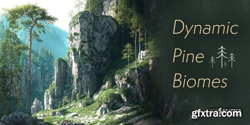 BlenderMarket - Dynamic Pine Biomes