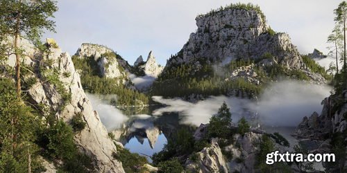 BlenderMarket - Dynamic Pine Biomes