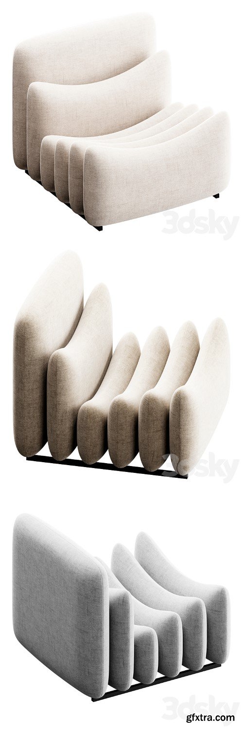 3dsky Pro - Tacchini ADDITIONAL SYSTEM | Chair