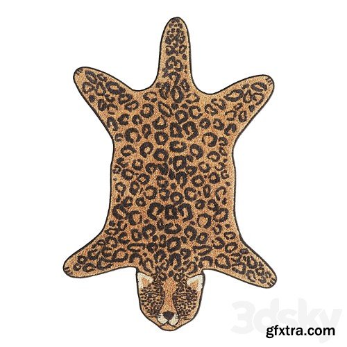 3dsky Pro - Miano Children\'s Rug with Leopard Print by La Redoute