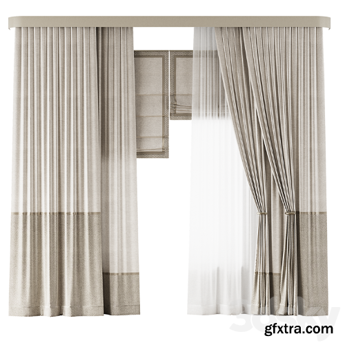 3dsky Pro - Curtains set 08