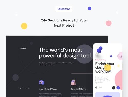 'Collab — Landing Page Kit Ui8.net'