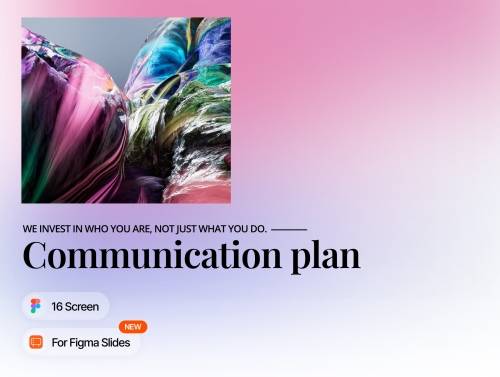 'Communication Plan - Figma Slides'