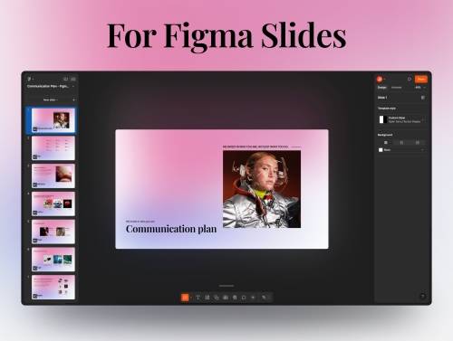 'Communication Plan - Figma Slides'