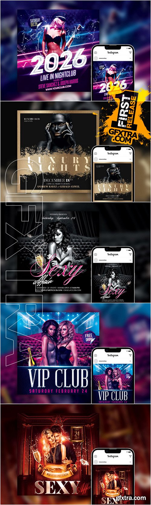 Luxury Psd Flyer Instagram Post Template