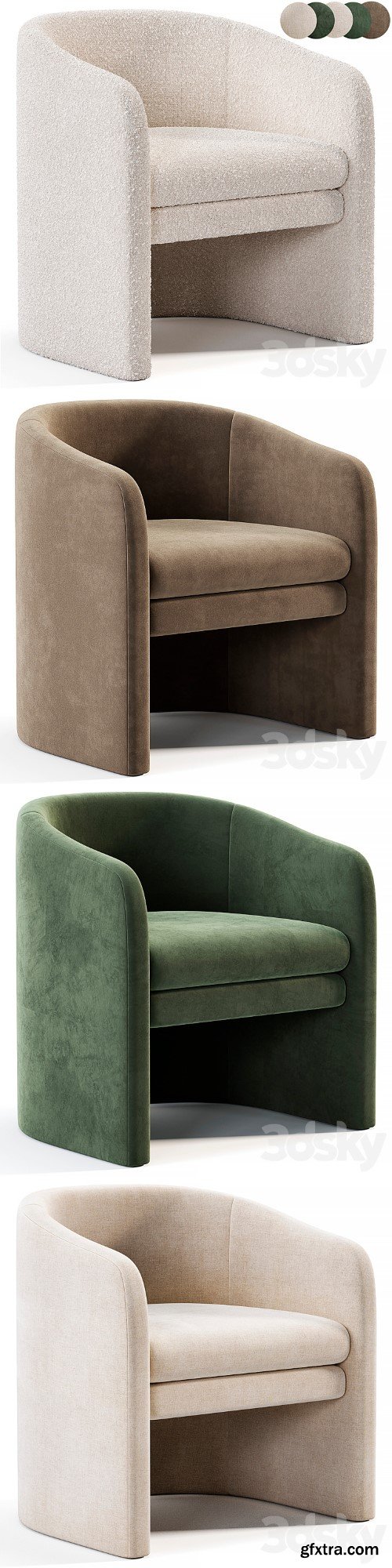 3dsky Pro - Sillon Mairo Chair By Westwing