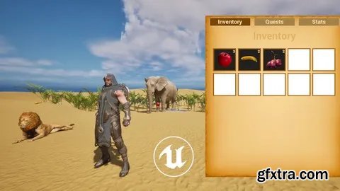 Udemy - Unreal Engine 5 Blueprints: Inventory, Quests And Char Stats