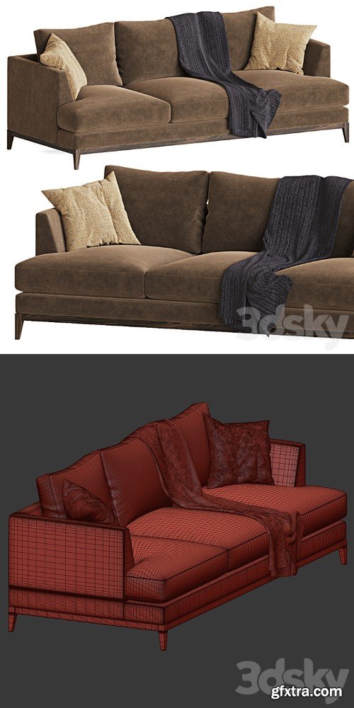 3dsky Pro - Theodore Alexander Rowan Primavera Sofa