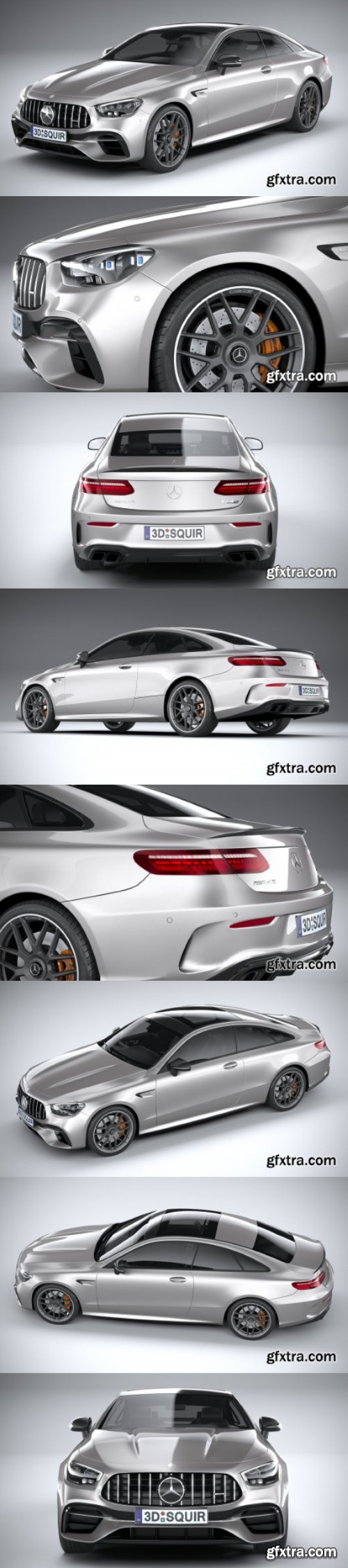 Squir 3D - Mercedes-Benz E63 Coupe AMG 2021