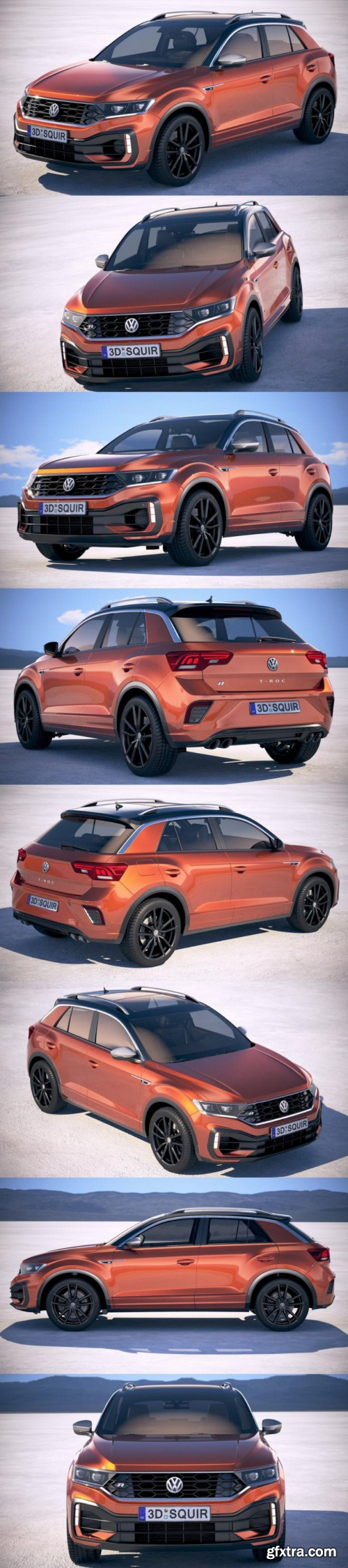 Squir 3D - Volkswagen T-Roc R 2020